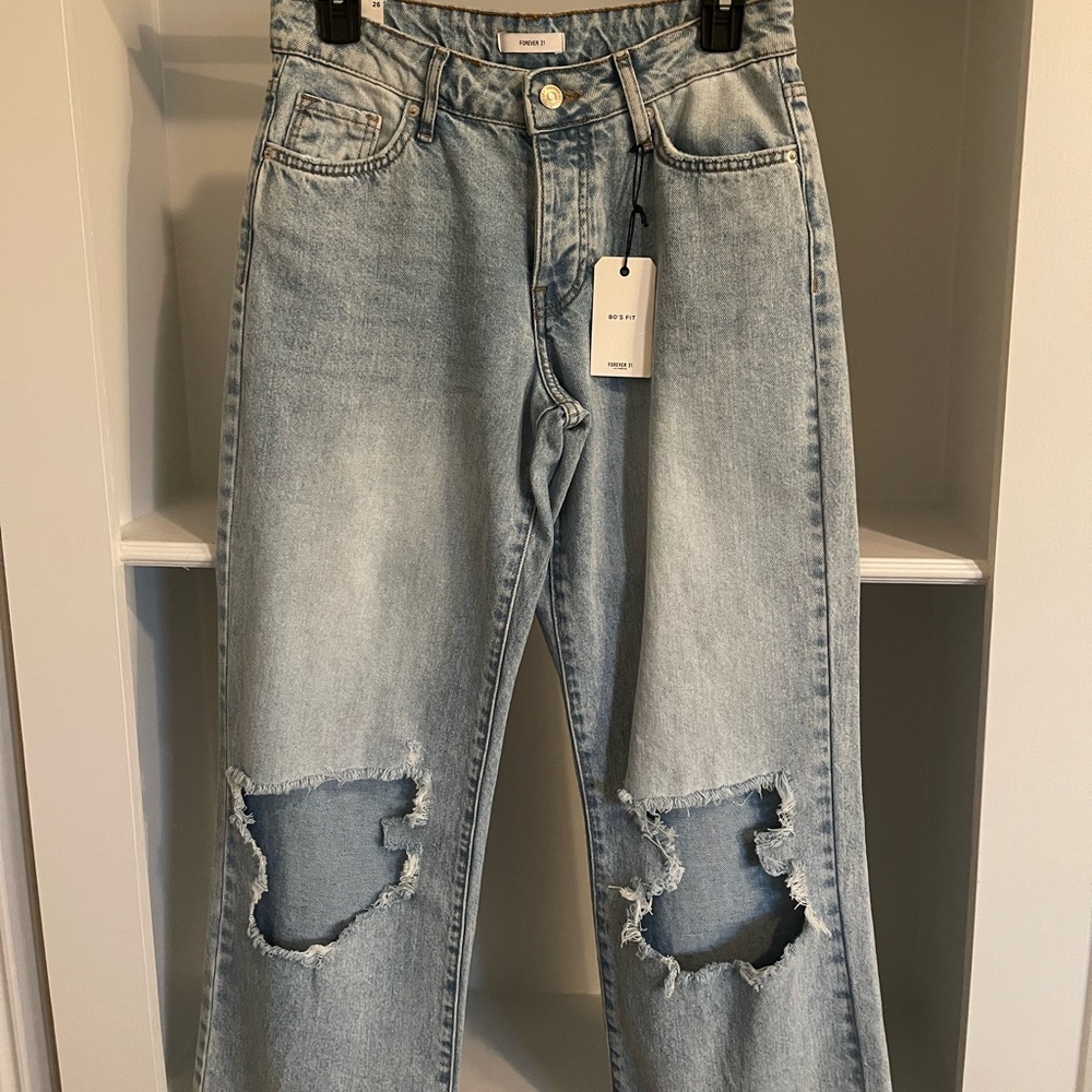 Brand new lose fit 90's denim jeans
